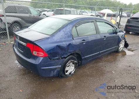 2008 Honda Civic Lx z USA, uszkodzony, nr VIN 1HGFA16528L088528